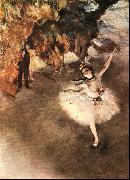 The Star Dancer on Stage Edgar Degas